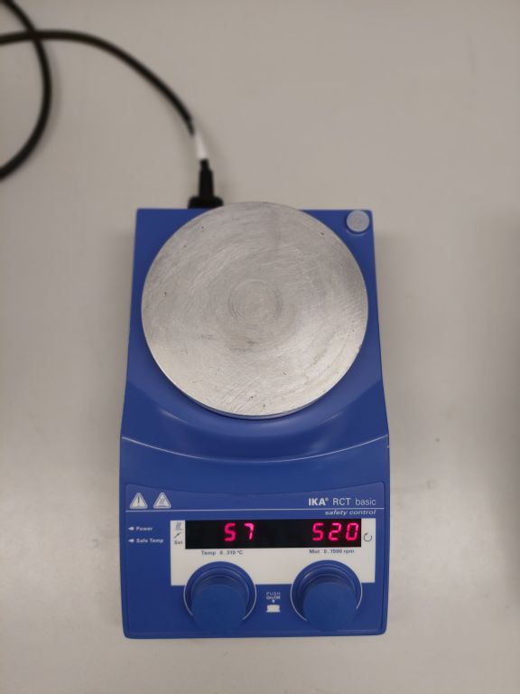 IKA RCT basic S003 Magnetrührer mit Heizung und Magnetrührstäben