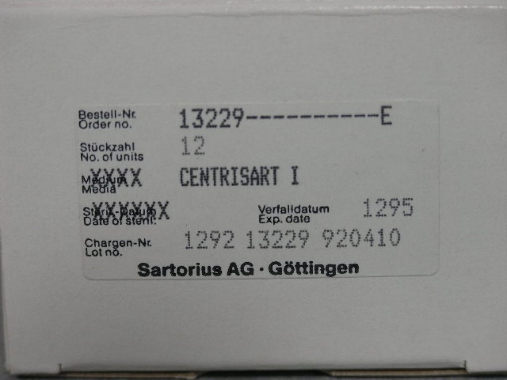 Sartorius Centrisart 1 SM 13229