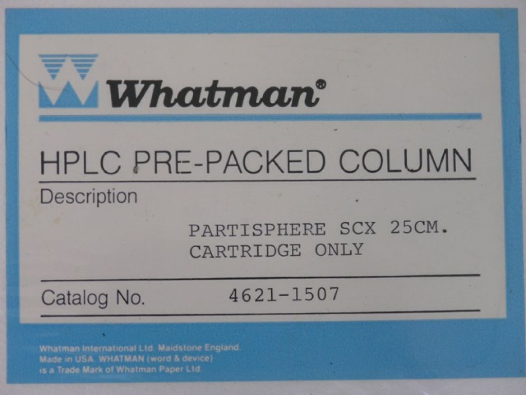 HPLC Column Whatman Partisphere 4621-1507 NEW