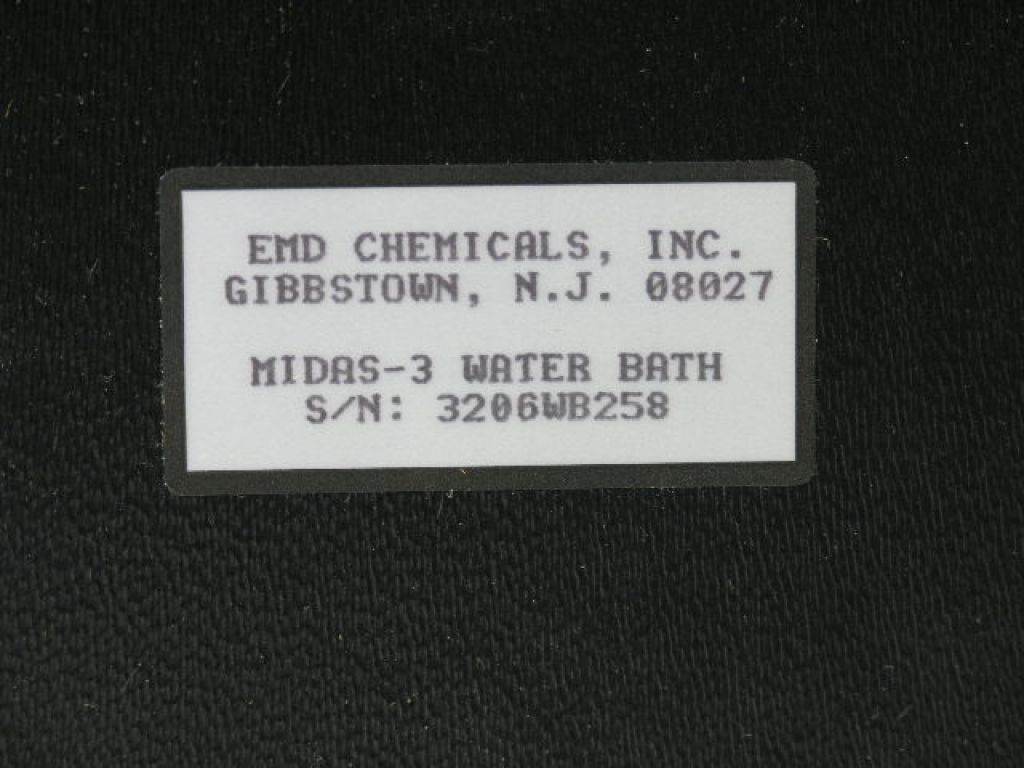 EMD Waterbath for MIDAS III 64000WB-94 NEW