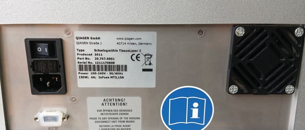 QIAGEN TissueLyser II  Schwingmühle inklusive Zubehör