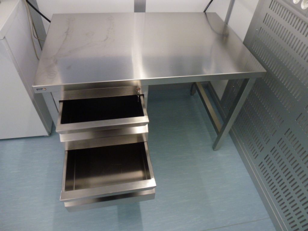 Stainless Steel Desk 110x70x76cm