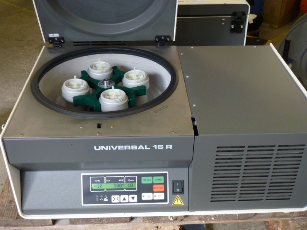 Hettich Universal 16R refrigderated Centrifuge with SwingOut Rotor