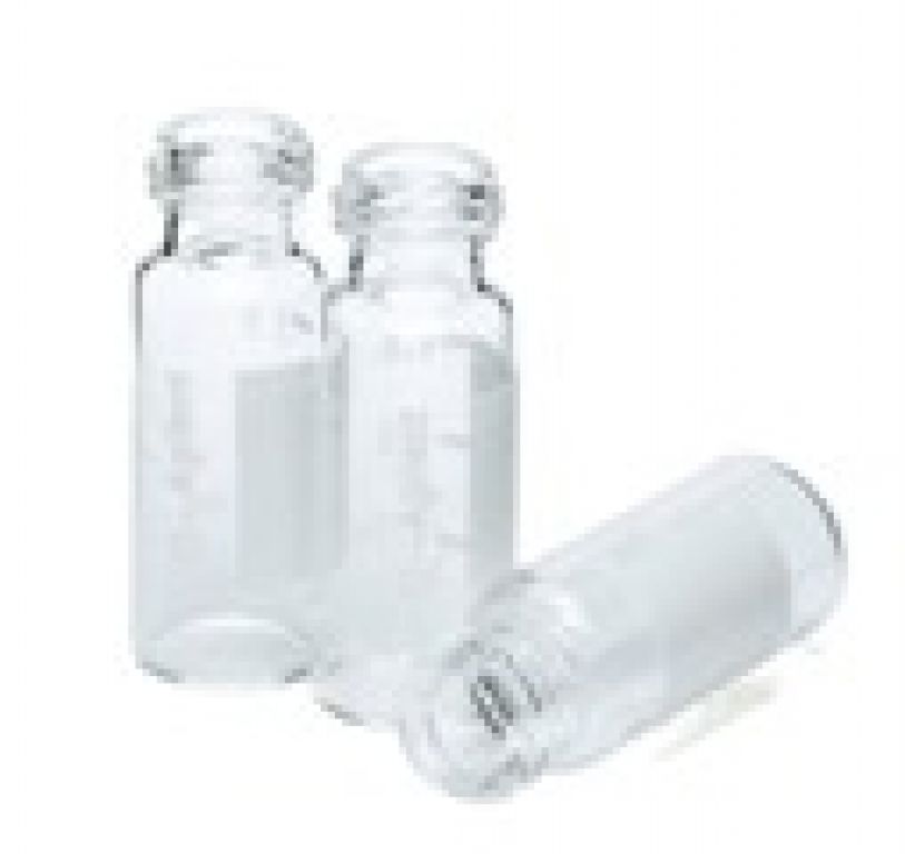 Agilent 5182-0715 Vial, screw top, clear with write-on spot, certified, 2 mL, 100/pk