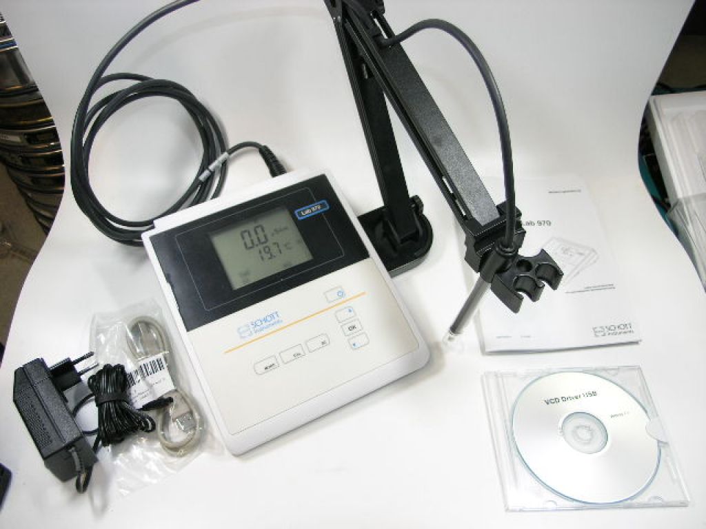 Schott Lab 970 Laboratory Conductometer with Glass Platin Cell