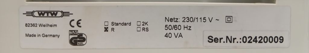 WTW pH 171 MultiCal pH-/Redox-Messgerät