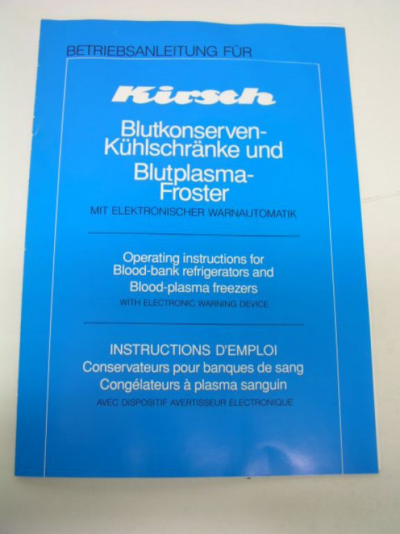 Kirsch Blood Plasma Freezer Froster-BL-176