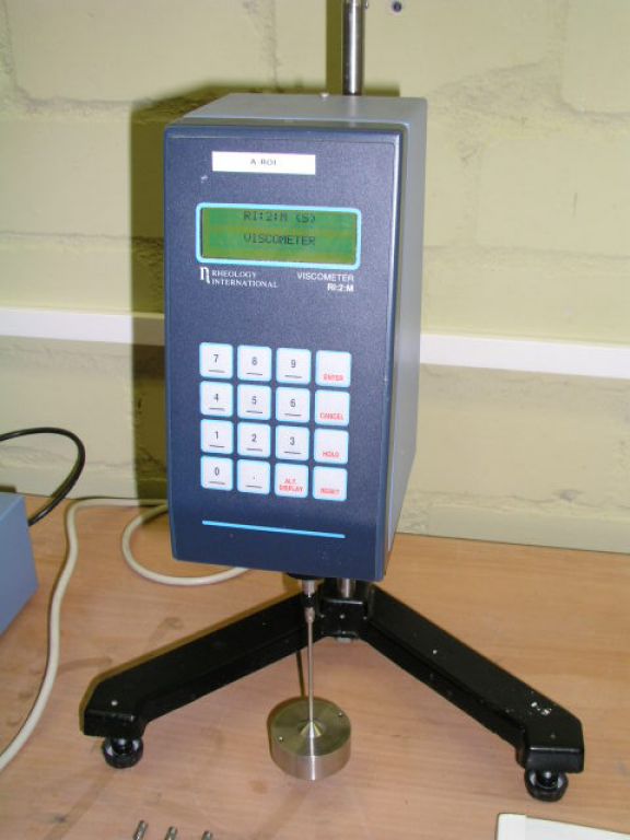 Rheology International Viscometer RI:2:M/H1/H2