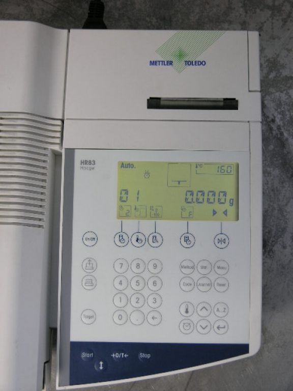 Mettler Toledo HR83-P Moisture Analyser with Printer