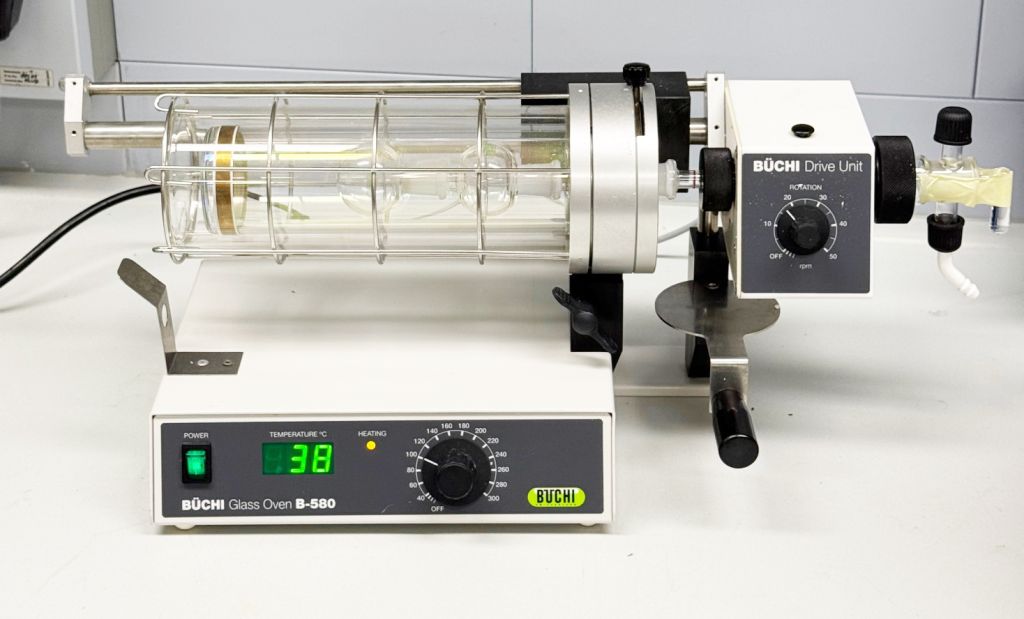 Büchi B-580 Kugelrohrofen mit Antrieb