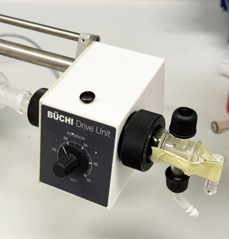 Büchi B-580 Kugelrohrofen mit Antrieb