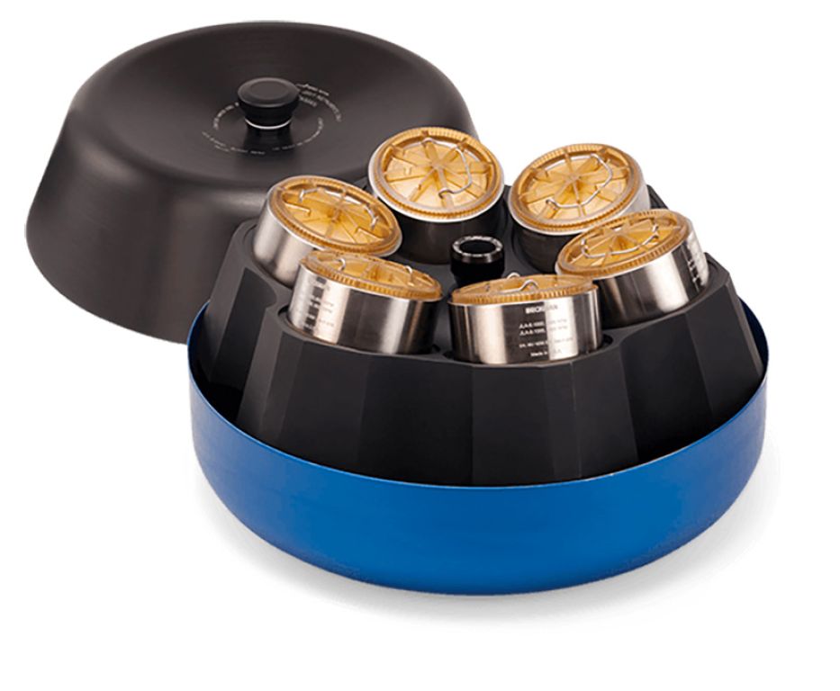 Beckman J-LITE JLA-8.1000 Fixed-Angle Aluminum Rotor- 6 x 1,000 mL, 8,000 rpm, 15,970 x g