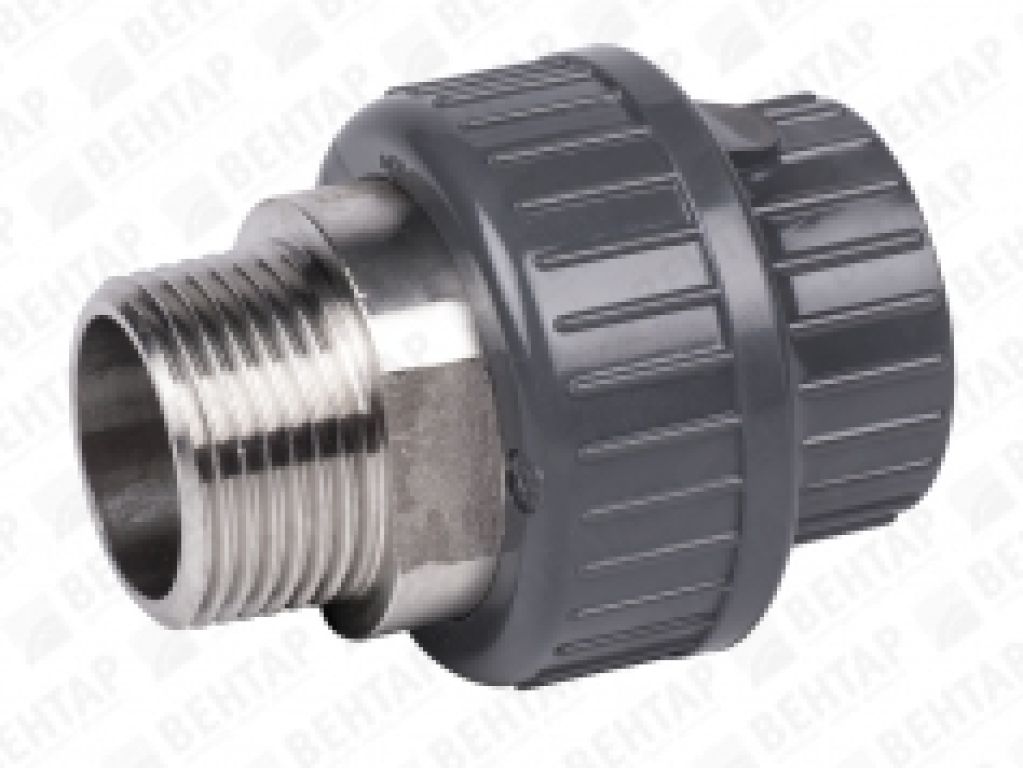 GF PVC-U/stainless steel union 32mm x 1
