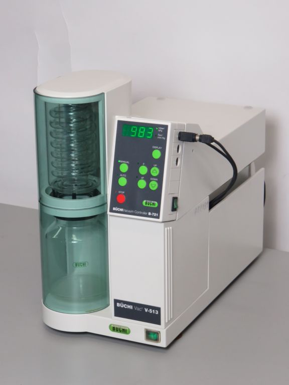 Buchi V-513 Vacuumsystem with B-721 Vacuumcontroller, Woulffsche Bottle, Emissioncondensor