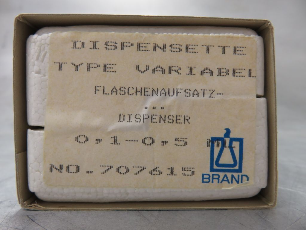 Brand Dispensette Variabel 0,1 - 0,5 ml