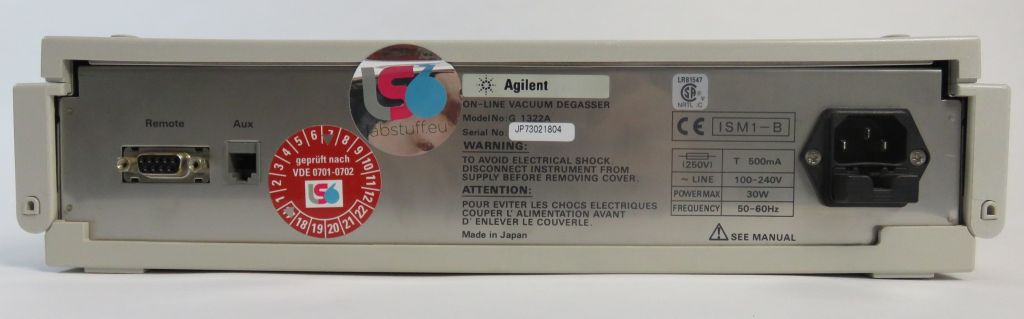 Agilent G1322A Degasser