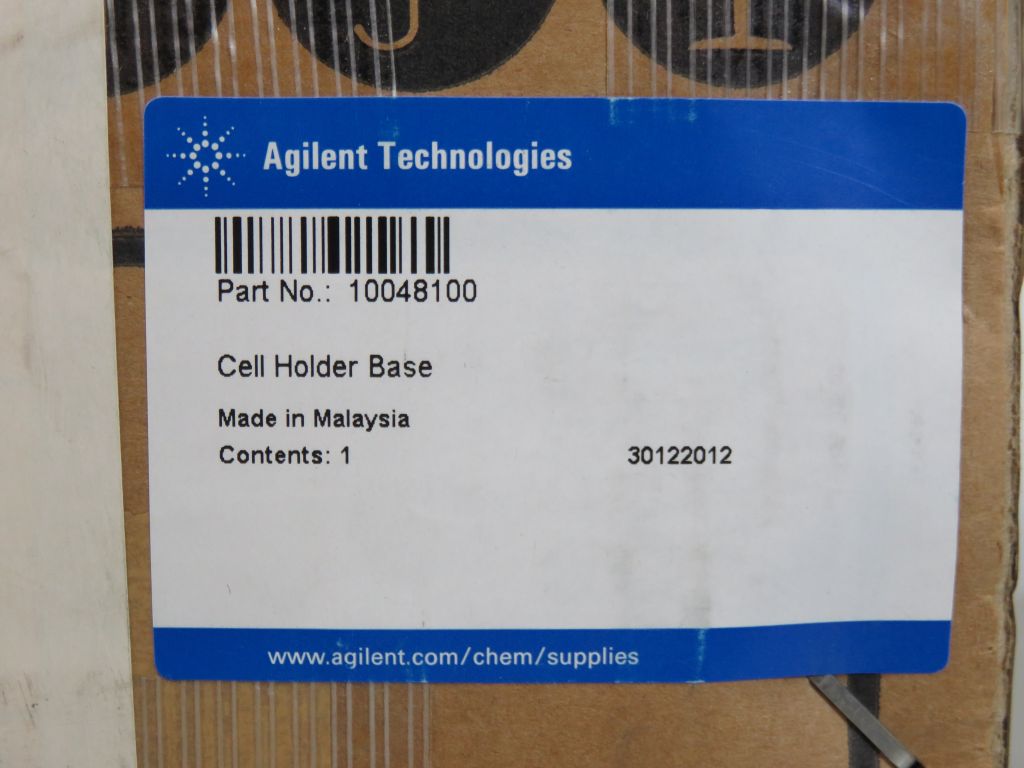 Agilent 10048100  Cell holder base for Cary 400/500