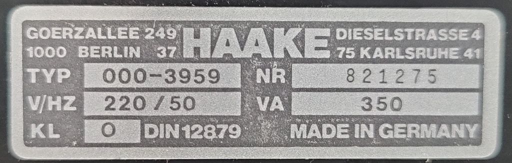 Haake D3-G Umwälz- und Badthermostat, -10°C > 140°C