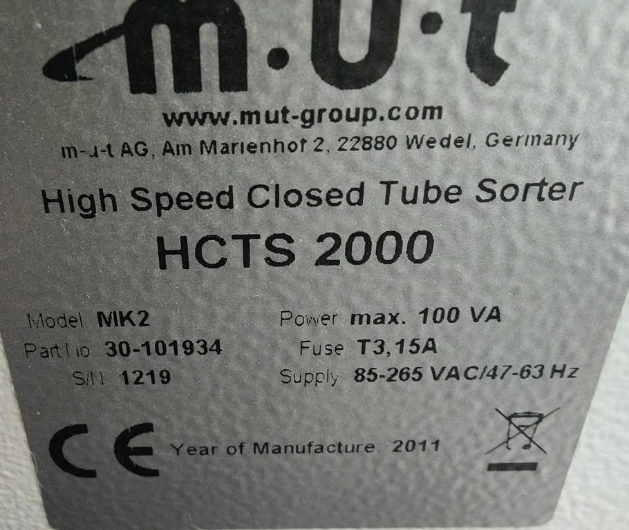 Sarstedt HCTS2000 MK2