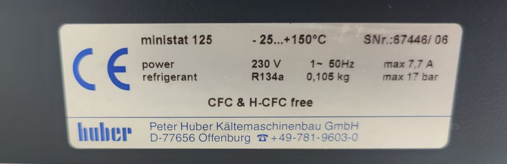 Huber Ministat 125 CC2, -25...150 °C