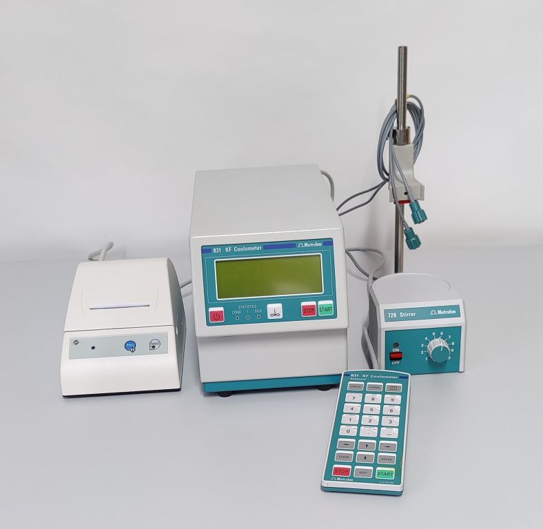 Metrohm 831 with stirrer 821 and thermal printer