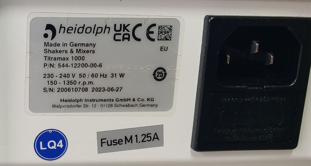 Titramax 1000, 6-Position Microtiter Plate Shaker