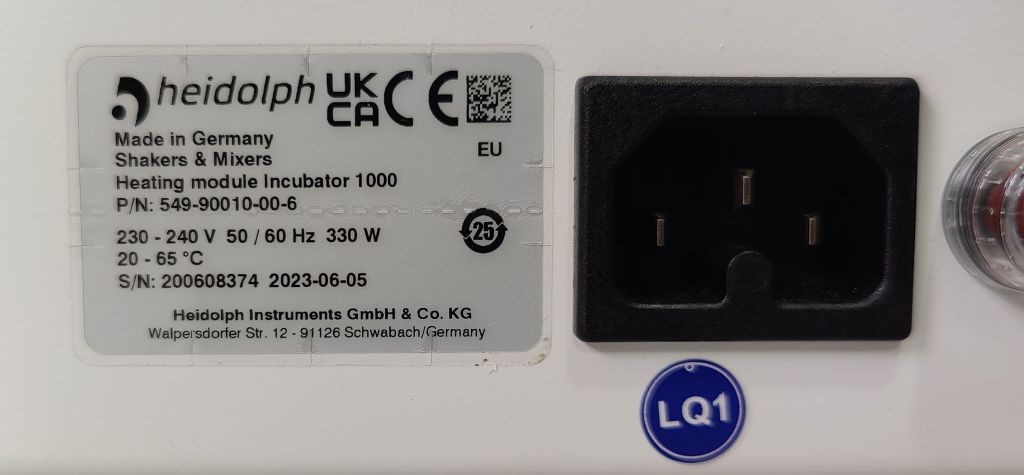 Heidolph Titramax Package with Incubator and Hood
