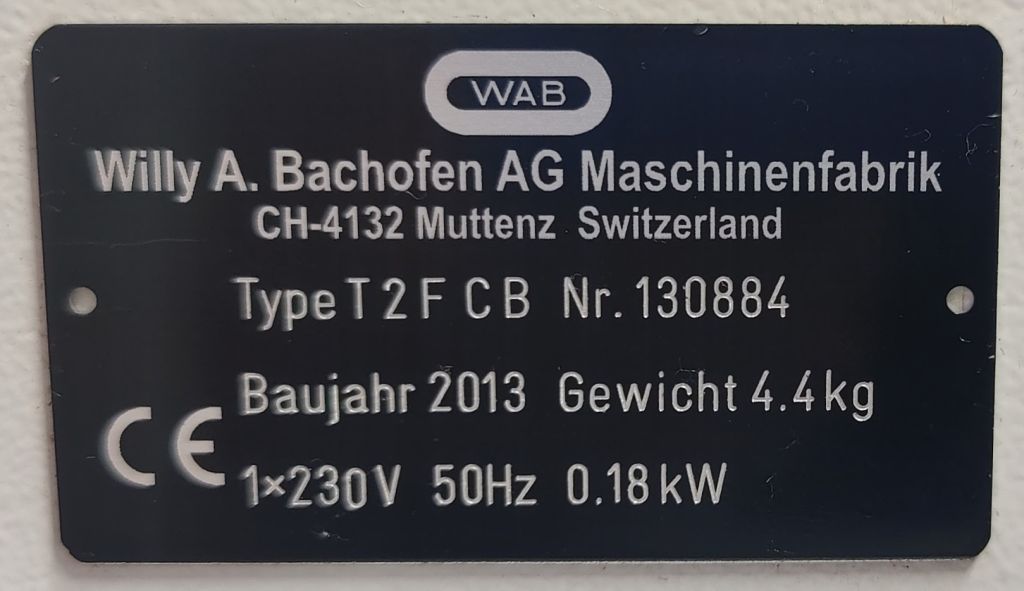 WAB dreidimensionaler TURBULA®-Mischer T2F