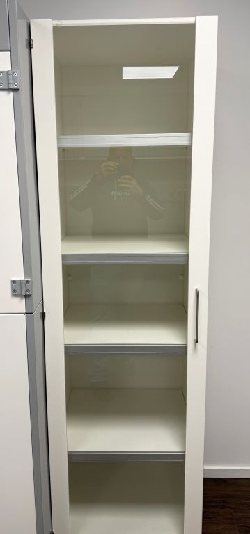 Waldner Scala Hochschrank mit Glastür, 200x60x60