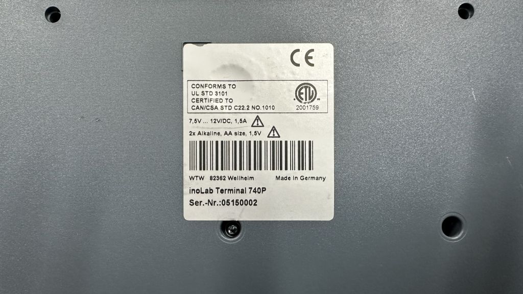 WTW Inolab pH 740P Set  mit internem Drucker