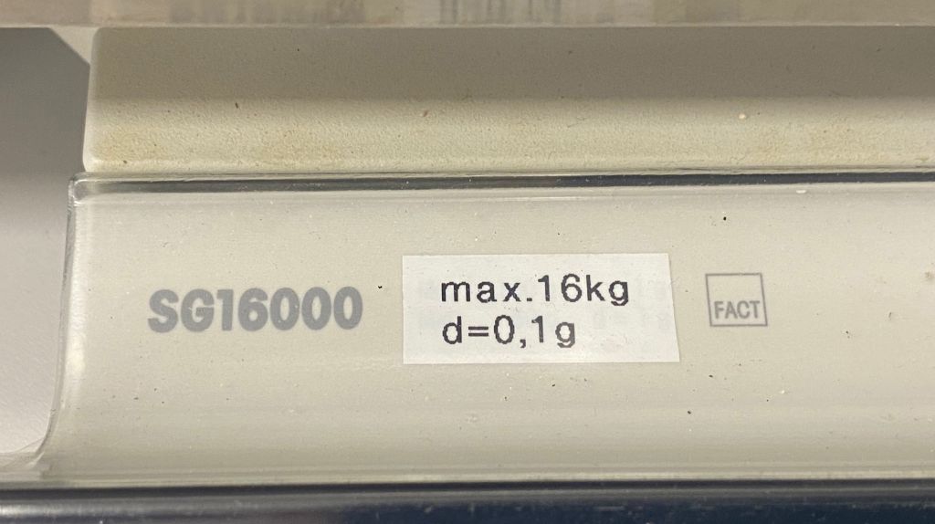 Mettler SG16000 Präzisionswaage, max 16kg, d=0,1g, geeichte Version