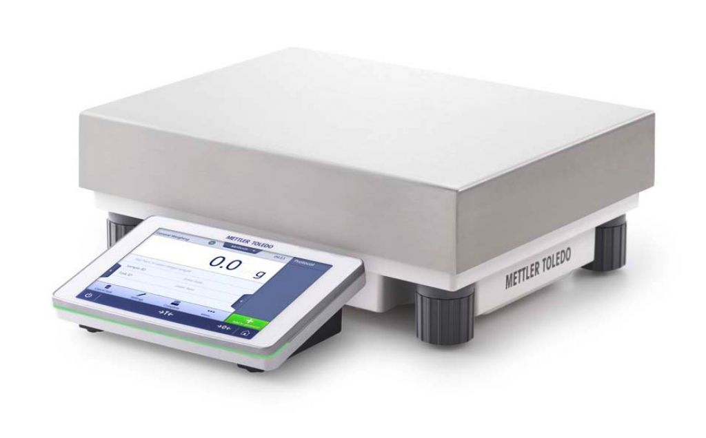 NEW METTLER-TOLEDO Precision Scale Excellence XPR10001L/M, calibrated version, with barcode scanner and LABX software.