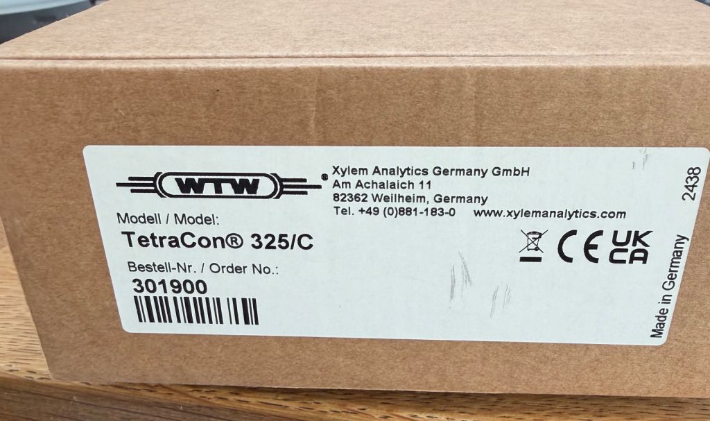 WTW Spezial-Leitfähigkeitsmesszelle TetraCon® 325/C | 4-Pol | Graphit für säurehaltige Umgebung mit PEEK Kopf