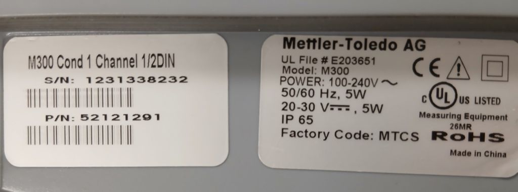 Mettler Toledo M300  |  1-Kanal-Leitfähigkeitstransmitter