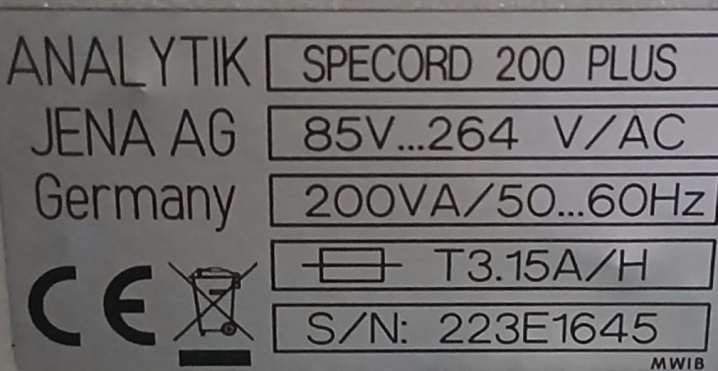 Analytik Jena SPECORD 200 PLUS – Präzises UV/Vis-Spektralphotometer